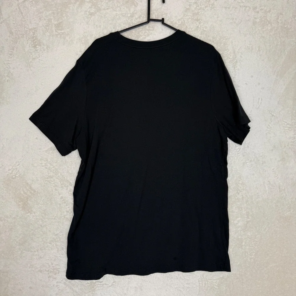 Nike Air Mens XL Black Graphic T-Shirt Ice Cream Cotton Candy Cloud Short Sleeve